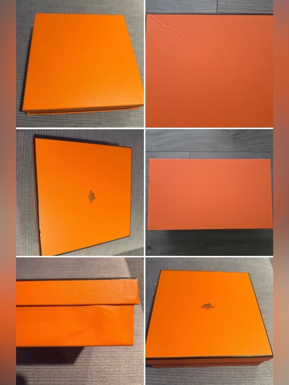 Hermès Authentic Signature Gift Box, Bag, Dustcover & Ribbon Set